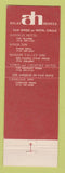 Matchbook Cover - Atlas Hotels San Diego Los Angeles CA WEAR