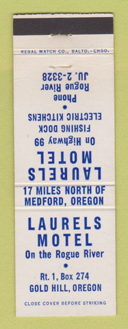 Matchbook Cover - Laurels Motel Gold Hill OR