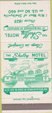 Matchbook Cover - Shelby Motel Shelbyville KY 30 Strike
