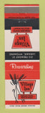 Matchbook Cover - Village Inn Pancake Restaurants CHAIN