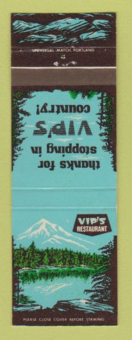 Matchbook Cover - VIP's Restaurant