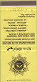 Matchbook Cover - Security Equipment Specialists Milwaukee? 30 Strike