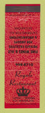 Matchbook Cover - Royale Restaurant