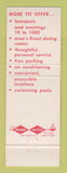 Matchbook Cover - Hotel Syracuse NY Country House