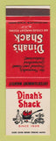 Matchbook Cover - Dinah's Shack Palo Alto CA