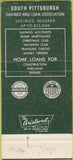 Matchbook Cover - South Pittsburgh Savings Loan Pittsburgh PA 30 Strike