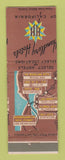Matchbook Cover - Handlery Hotels CA Chain Richmond Stockton Alameda MISCUT