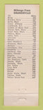 Matchbook Cover - Elkhorn Lodge Grangeville ID