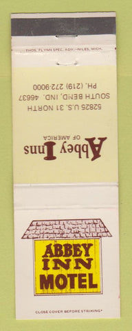 Matchbook Cover - Abbey Inns of America South Bend IN