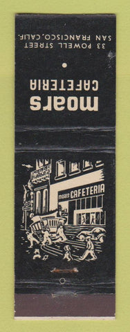 Matchbook Cover - Moars Cafeteria San Francisco CA
