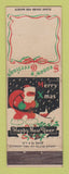 Matchbook Cover - Christmas Santa Claus ADVANCE WEAR
