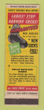 Matchbook Cover - Sock Offer Joy Hosiery St Louis MO