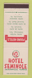 Matchbook Cover - Hotel Seminole Jacksonville FL Pound Hotels