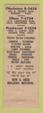Matchbook Cover - Arkay Wrecking Lumber Burbank North Hollywood Baldwin Park CA