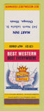 Matchbook Cover - Mart Inn Chicago IL Best Western