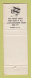 Matchbook Cover - Suburban Trust Hyattsville MD WORN