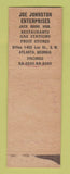 Matchbook Cover - Teddy Bear Grills Atlanta GA