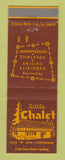 Matchbook Cover - Little Chalet Coronado CA restaurant