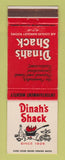 Matchbook Cover - Dinah's Shack Palo Alto CA