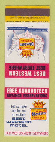Matchbook Cover - Best Western Motels CHAIN