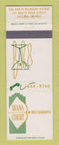 Matchbook Cover - Diana Court Restaurants Chicago IL