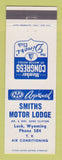 Matchbook Cover - Smiths Motor Lodge Lusk WY