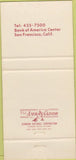 Matchbook Cover - Carnelian Room San Francisco CA 30 Strike