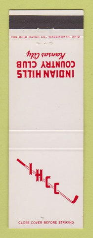 Matchbook Cover - Indian Hills Country Club Kansas City MO