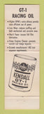 Matchbook Cover - Kendall oil gas Bee's Loganville GA