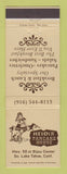 Matchbook Cover - Heidi's Pancake House South Lake Tahoe CA