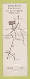 Matchbook Cover - Heidi's Pancake House South Lake Tahoe CA