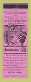 Matchbook Cover - Perkins Americana Civil War Bull Run VA