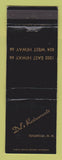 Matchbook Cover - Del's Restaurants Tucumcari NM Route 66 WORN