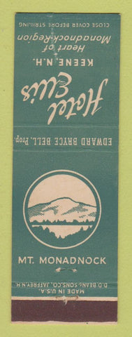 Matchbook Cover - Hotel Ellis Keene NH Mount Monadnock DD Bean