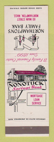 Matchbook Cover - Nonotuck Savings Bank Northampton MA
