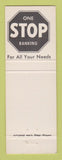 Matchbook Cover - Citizens National Bank Putnam North Grosvenordale CT