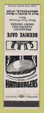 Matchbook Cover - Beehive Cafe Grantsville UT