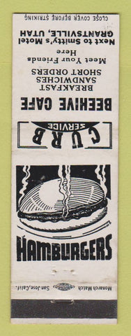 Matchbook Cover - Beehive Cafe Grantsville UT