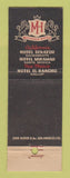 Matchbook Cover - Hotel Senator Sacramento CA