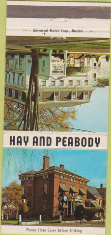 Matchbook Cover - Hay and Peabody Scarborough ME Portland 30 Strike