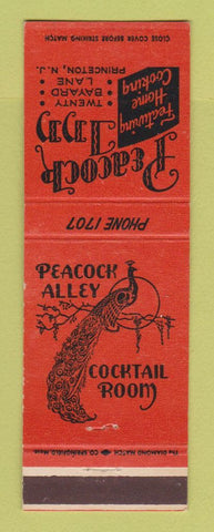Matchbook Cover - Peacock Inn Princeton NJ