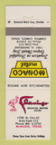 Matchbook Cover - Monaco Motel Corpus Christi TX Flamingo Motor Hotel McAllen