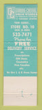 Matchbook Cover - Providence Memorial Hospital El Paso TX