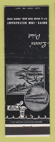 Matchbook Cover - Lovers' Point Drive Inn Pacific Grove CA WEAR