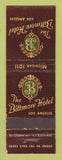 Matchbook Cover - Biltmore Hotel Los Angeles CA