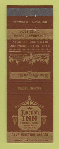 Matchbook Cover - Junction Inn Cave Junction OR