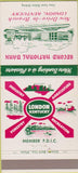 Matchbook Cover - Second National Bank London KY 30 Strike