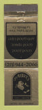 Matchbook Cover - The Abbots Restaurant La Mirada CA