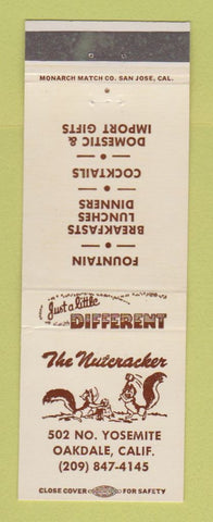 Matchbook Cover - The Nutcracker Oakdale CA