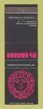 Matchbook Cover - El Gordos Restaurant Los Gatos CA WEAR